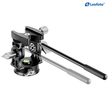 Leofoto VH-30 Two-Way Tele Lens Monopod Head , Arca-Swiss Compatible, With Handle
